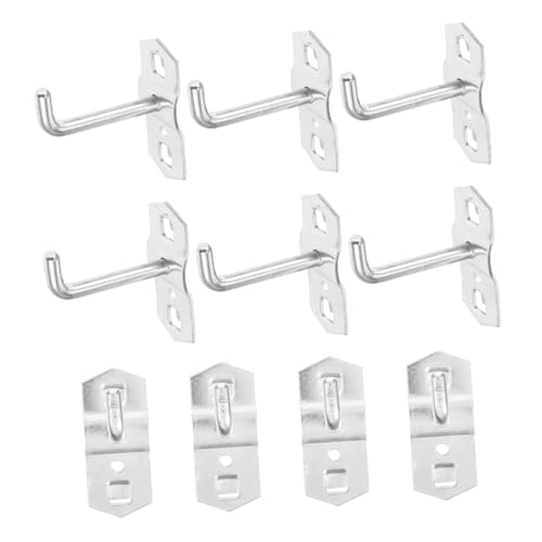 IMIKEYA 10 Stück Teiliges Schwerlast Pegboard Haken Set Stabstärke Draht Robuste Werkzeughalter für Lochwand Sichere Befestigung Ordentliche Garage und Werkstatt Aufbewahrung IMIKEYA 10 Stück Teiliges Schwerlast Pegboard Haken Set Stabstärke Draht Robuste Werkzeughalter für Lochwand Sichere Befestigung Ordentliche Garage und Werkstatt Aufbewahrung von IMIKEYA