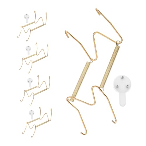 IMIKEYA 10 Stück Teiliges Unsichtbare Telleraufhänger Wandhalterung aus Stahl mit Traceless Nägeln Robust und Langlebig Geeignet für Antike Teller Bilderrahmen Kunstwerke und Kleine IMIKEYA 10 Stück Teiliges Unsichtbare Telleraufhänger Wandhalterung aus Stahl mit Traceless Nägeln Robust und Langlebig Geeignet für Antike Teller Bilderrahmen Kunstwerke und Kleine von IMIKEYA