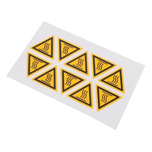 IMIKEYA 10 Stück Teiliges Warnhinweis Aufkleber Hochtemperatur Ausrüstungsclear Druck Hitze Warnschild Industrie Sicherheitsschutz Langlebig und Einfach Anzubringen IMIKEYA 10 Stück Teiliges Warnhinweis Aufkleber Hochtemperatur Ausrüstungsclear Druck Hitze Warnschild Industrie Sicherheitsschutz Langlebig und Einfach Anzubringen von IMIKEYA