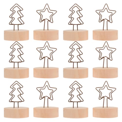 IMIKEYA 10 Stücke Tischkartenhalter Weihnachtsbaum Stern Fotohalter Memo Clip Platzkartenhalter Sitzkartenhalter Memohalter Kartenhalter für Weihanchten Hochzeit Geburtstag Büro Deko IMIKEYA 10 Stücke Tischkartenhalter Weihnachtsbaum Stern Fotohalter Memo Clip Platzkartenhalter Sitzkartenhalter Memohalter Kartenhalter für Weihanchten Hochzeit Geburtstag Büro Deko von IMIKEYA