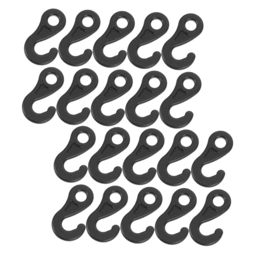 IMIKEYA 100 Stück Bungee Cord Haken Windfeste Zelt Haken für Camping Outdoor und Markisen Robuste Kunststoffverbindung für Sichere Zeltverankerung und Einfaches Lampenhängen IMIKEYA 100 Stück Bungee Cord Haken Windfeste Zelt Haken für Camping Outdoor und Markisen Robuste Kunststoffverbindung für Sichere Zeltverankerung und Einfaches Lampenhängen von IMIKEYA