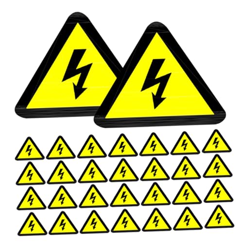 IMIKEYA 100 Stück Warnschilder Für Elektrozäune Hochspannungsschild Elektrische Sicherheitsaufkleber Hochspannungs Gefahrenschild Warnung Vor Stromschlägen Stromschlag Schild IMIKEYA 100 Stück Warnschilder Für Elektrozäune Hochspannungsschild Elektrische Sicherheitsaufkleber Hochspannungs Gefahrenschild Warnung Vor Stromschlägen Stromschlag Schild von IMIKEYA