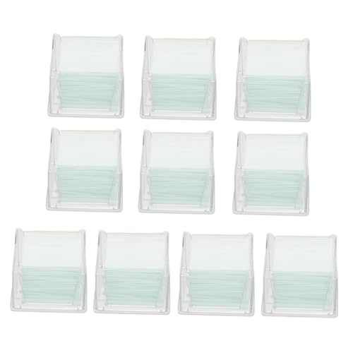 IMIKEYA 1000 Stück Mikroskop deckgläser Quadratisch Boxen Vakuumverpackt Verzerrungsfreie Kantenlose Glasplättchen für Optische Mikroskope Geeignet für Pflanzen Gewebeproben im Labor und von IMIKEYA