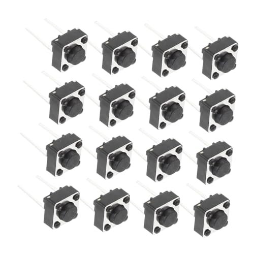 IMIKEYA 100Stücke Mikromomentan Drucktaster Vielseitig Einsetzbar für Elektronik für Verschiedene Projekte von IMIKEYA