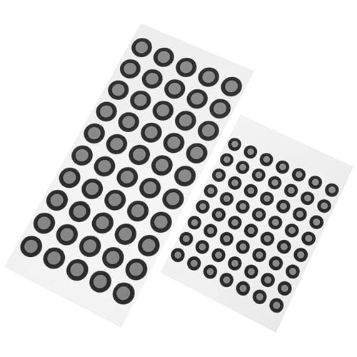 IMIKEYA 106 Stück Reflektierende Marker Punkte für Scanner Hochwertige Positionierungsziele aus Reflektierender Folie für Präzises Scannen von Glatten Objekten Kompatibel mit Meisten von IMIKEYA