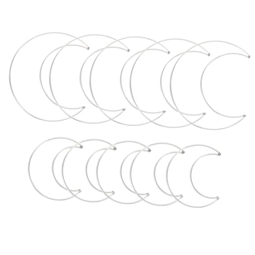 IMIKEYA 10stücke Teiliges Dreamcatcher-Ring Aus Mondförmige DIY Dreamcatcher-Hoop Für Handarbeiten Und Dekoration Für Wreaths Und Mandalas IMIKEYA 10stücke Teiliges Dreamcatcher-Ring Aus Mondförmige DIY Dreamcatcher-Hoop Für Handarbeiten Und Dekoration Für Wreaths Und Mandalas von IMIKEYA