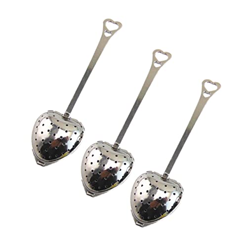 IMIKEYA 10stücke Herzförmiges Tee-ei Mit Längem Griff Edelstahlgewebe Teesieb Löffel Tee-filter Für Lose Teeblätter Zum Ziehen Und Abseihen IMIKEYA 10stücke Herzförmiges Tee-ei Mit Längem Griff Edelstahlgewebe Teesieb Löffel Tee-filter Für Lose Teeblätter Zum Ziehen Und Abseihen von IMIKEYA