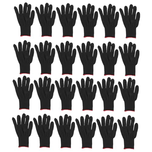 IMIKEYA 12Paare Antistatische Arbeitshandschuhe Knitted Gloves für Industrie Labor Elektronikmontage Sicher Angenehm zu Robustes Material von IMIKEYA