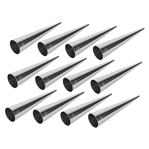 IMIKEYA 12stücke Pastry Horn Formen Wiederverwendbare Konische Röhren Für Croissants Cannoli Und Gebäck Küchengeräte Für Backen Und Dekoration IMIKEYA 12stücke Pastry Horn Formen Wiederverwendbare Konische Röhren Für Croissants Cannoli Und Gebäck Küchengeräte Für Backen Und Dekoration von IMIKEYA