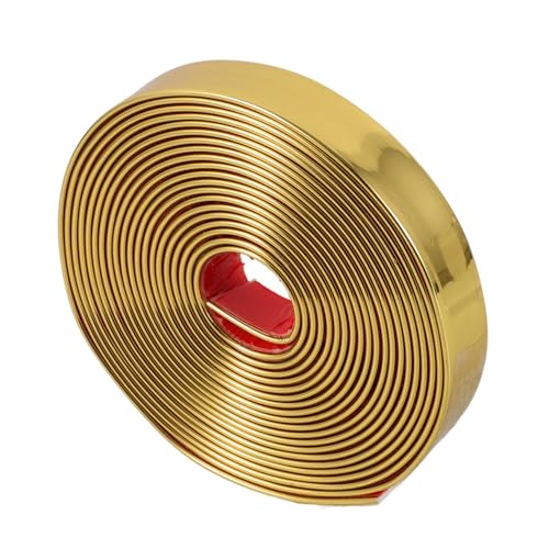 IMIKEYA 1Rolle Selbstklebender Zierleisten Dichtungsstreifen Flexible Eckleisten für Küchenarbeitsplatte Goldene Wandverkleidung Abziehbar und Anpassbar IMIKEYA 1Rolle Selbstklebender Zierleisten Dichtungsstreifen Flexible Eckleisten für Küchenarbeitsplatte Goldene Wandverkleidung Abziehbar und Anpassbar von IMIKEYA