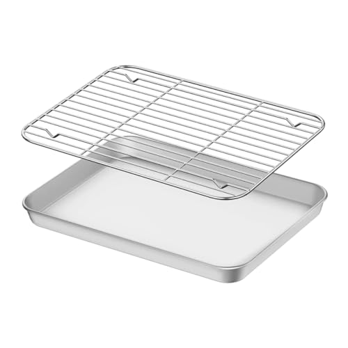 IMIKEYA 1Satz Backschale Multifunktionales Backregal für Ofen Grill Lebensmittelqualität Kühlgitter Leicht zu Reinigen für Kuchen Kekse von IMIKEYA