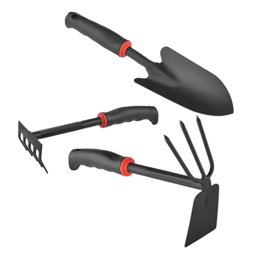 IMIKEYA 1Satz Gartenwerkzeug Teiliges mit Garten Rechen und Dual Use Hackrechen Ergonomischer für Gartenarbeit von IMIKEYA