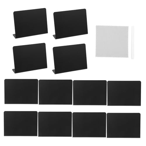 IMIKEYA 1Satz Kleines Form Tafelschild Teiliges Catering Display mit Abwischbarer Oberfläche für Buffets und Unterricht Stift und Reinigungstuch von IMIKEYA