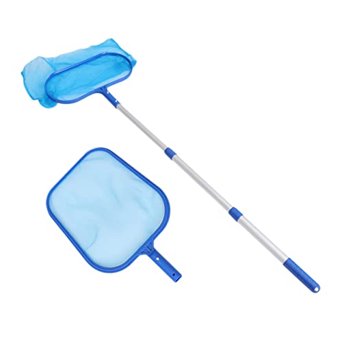 IMIKEYA 1Satz Poolnetz für Skimmer mit Tiefem und Flachem für Entfernung von Blättern und Schmutz im Swimmingpool Robustem von IMIKEYA