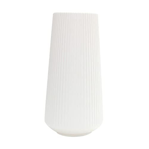 IMIKEYA 1stück Plastik Blumenvase Weiß Einfache Und Moderne Vase Für Trocken Frischblumenarrangements Dekorative Vase Für Zuhause Und Büro Langlebige Nutzung IMIKEYA 1stück Plastik Blumenvase Weiß Einfache Und Moderne Vase Für Trocken Frischblumenarrangements Dekorative Vase Für Zuhause Und Büro Langlebige Nutzung von IMIKEYA