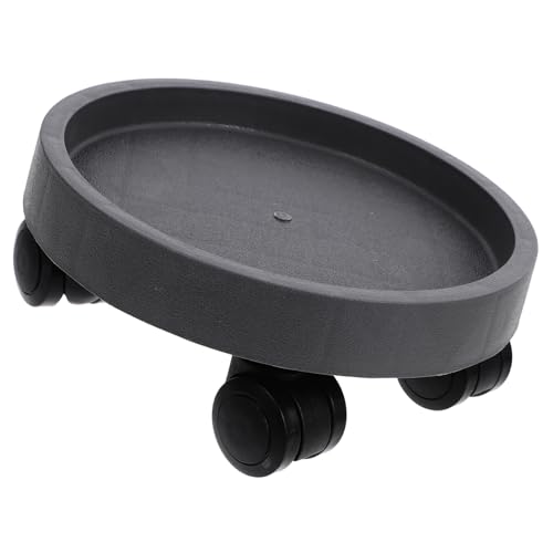 IMIKEYA 1Stück Bewegliches Blumenpot Untersetzer Tablett mit Universalrädern Rechteckige Pflanzentopf Basisschale für Innen und Außenbereich Wasserspeichernd Pack von IMIKEYA