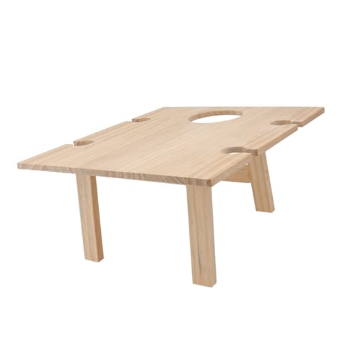 IMIKEYA Faltbarer Holztisch Für Outdoor Picknick Tragbarer Und Weintisch Praktischer Klapptisch Für Camping Garten Oder Strand IMIKEYA Faltbarer Holztisch Für Outdoor Picknick Tragbarer Und Weintisch Praktischer Klapptisch Für Camping Garten Oder Strand von IMIKEYA