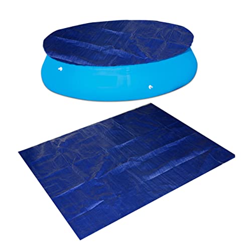 IMIKEYA 1Stück Regensichere Poolabdeckung Staubdichte Poolabdeckungsmatte für Garten und Aufblasbare Pools Wetterfeste Schutzmatte für Bodenschutz und Einfache Lagerung von IMIKEYA