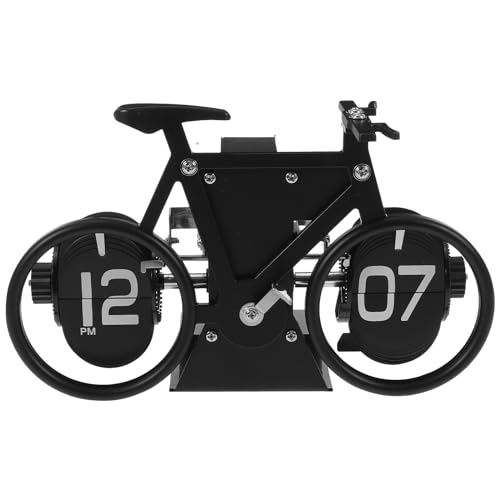 IMIKEYA 1stk Schreibtischaufsatz Wecker Batterieuhr Digitaluhr Herrenuhren Geniale Designuhr Mechanische Klappe Neuheit Nach Unten Uhr Stil Uhr Statue Tischuhr Schmücken Anzahl Wanduhr von IMIKEYA