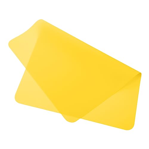 IMIKEYA 1stk Silikon-pad Mikrowellenständer Rechteckiges Tischset Thermal- Kaffee Tamper Matte Arbeitsplatte Kerl Klebeband-Spender-Schreibtisch Tischläufer Anzeige Liner Kieselgel Yellow von IMIKEYA
