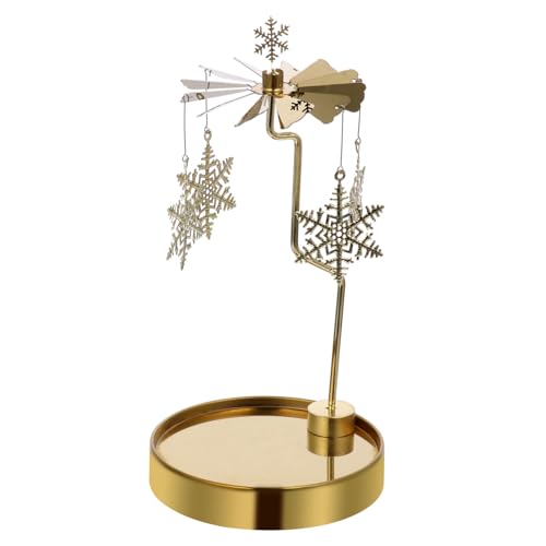 IMIKEYA 1pc Schneeflocke Rotierenden Kerzenständer Edelstahl Für Weihnachtsdekor IMIKEYA 1pc Schneeflocke Rotierenden Kerzenständer Edelstahl Für Weihnachtsdekor von IMIKEYA
