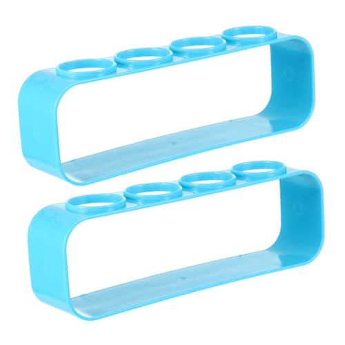 IMIKEYA 2 STÜCK Professionelles Großer Blauer Testrohrständer mit Löchern Stabiler und Leichter Reagenzglashalter für Schule Labor und Wissenschaftliche Experimente IMIKEYA 2 STÜCK Professionelles Großer Blauer Testrohrständer mit Löchern Stabiler und Leichter Reagenzglashalter für Schule Labor und Wissenschaftliche Experimente von IMIKEYA