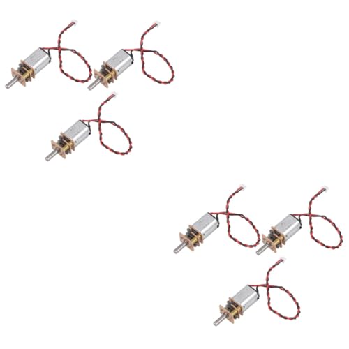 IMIKEYA 2 Sätze Getriebemotor Mini Die Ermäßigung Für Klein Winzig Diy-motor Wissenschaftliche Ausrüstung Elektromotor Selber Bauen Hobbymotoren Metall 3 Stücke * 2 von IMIKEYA