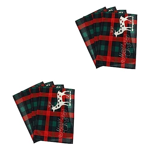 IMIKEYA 2 Sätze Weihnachts-tischsets Weihnachten Tischset Dekoratives Tischset Karierte Weihnachtstischmatte Kreative Tischmatte Festival Tischset Karierte Tischmatte Stoff 4 Stück * 2 IMIKEYA 2 Sätze Weihnachts-tischsets Weihnachten Tischset Dekoratives Tischset Karierte Weihnachtstischmatte Kreative Tischmatte Festival Tischset Karierte Tischmatte Stoff 4 Stück * 2 von IMIKEYA