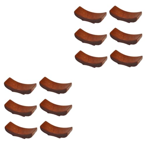 IMIKEYA 2 Sets Essstäbchenhalter Aus Holz in Bootsform Für Restaurants Und Zuhause Wiederverwendbare Essstäbchenablage Eleganter Essstäbchenständer 6 Stück von IMIKEYA