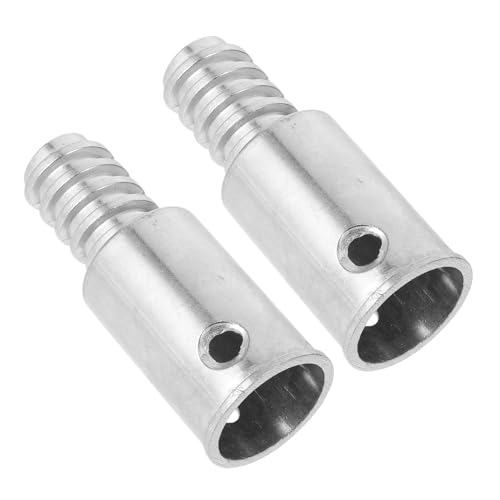 IMIKEYA 2 Stück Aluminiumlegierung Gewinde Adapter für Besen Mopstiele Robustes Reparaturset mit Schraub Nietbefestigung Kompatibel mit Holz- Aluminium Eisenstangen IMIKEYA 2 Stück Aluminiumlegierung Gewinde Adapter für Besen Mopstiele Robustes Reparaturset mit Schraub Nietbefestigung Kompatibel mit Holz- Aluminium Eisenstangen von IMIKEYA