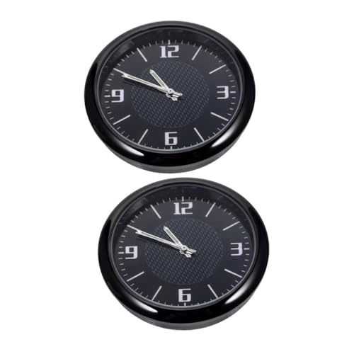 IMIKEYA 2 Stück Auto Armaturenbrettuhr Selbstklebend Analoge Quarzuhr für Lüftungsschlitze Präzise Elektronische Kfz digitaluhr Schwarze Fahrzeuguhr zur Dekoration IMIKEYA 2 Stück Auto Armaturenbrettuhr Selbstklebend Analoge Quarzuhr für Lüftungsschlitze Präzise Elektronische Kfz digitaluhr Schwarze Fahrzeuguhr zur Dekoration von IMIKEYA