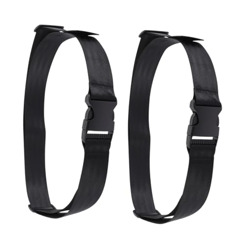 IMIKEYA 2 Stück Babyhochstuhl Lederband Sicherheitsgeschirr für Babys Ersatzgurte für Hochstühle für Kinderwagen Kleinkind Sicherheitsriemen Hochstuhlgurt Polyester Schwarz von IMIKEYA