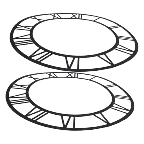 IMIKEYA 2 Stück DIY Spiegel Wanduhr mit Römischen Zahlen Rahmenlos Selbstklebend Multifunktionale Wanddekoration für Wohnzimmer und Büro IMIKEYA 2 Stück DIY Spiegel Wanduhr mit Römischen Zahlen Rahmenlos Selbstklebend Multifunktionale Wanddekoration für Wohnzimmer und Büro von IMIKEYA