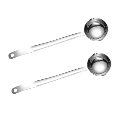 IMIKEYA 2 Stück Edelstahl Schöpflöffel mit Langem Griff und Dualem Ausgießer Robuste Suppenkelle für Soßen Dressings und Eintöpfe für Küche und Gastronomie IMIKEYA 2 Stück Edelstahl Schöpflöffel mit Langem Griff und Dualem Ausgießer Robuste Suppenkelle für Soßen Dressings und Eintöpfe für Küche und Gastronomie von IMIKEYA