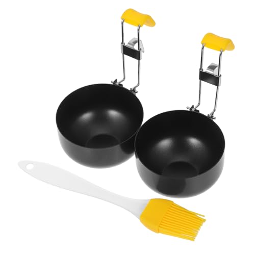 IMIKEYA 2 Stück Eier Pochierer aus mit Bürste Faltbare Antihaft Eierformen für Pochierte Eier Kompakte Eierkocher für Sandwiches und Einfache Aufbewahrung IMIKEYA 2 Stück Eier Pochierer aus mit Bürste Faltbare Antihaft Eierformen für Pochierte Eier Kompakte Eierkocher für Sandwiches und Einfache Aufbewahrung von IMIKEYA