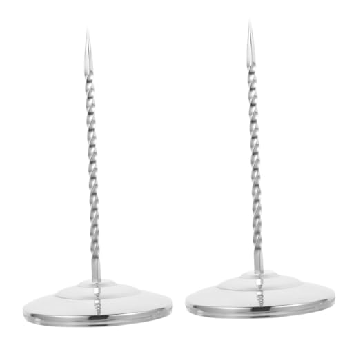 IMIKEYA 2 Stück Geldscheineinsteck Ticket Stabber Für Restaurantrechnungen Spike Restaurant Ticket Stabber Quittungsaufbewahrung Quittungshalter Geldscheinhalter Rack Halter von IMIKEYA