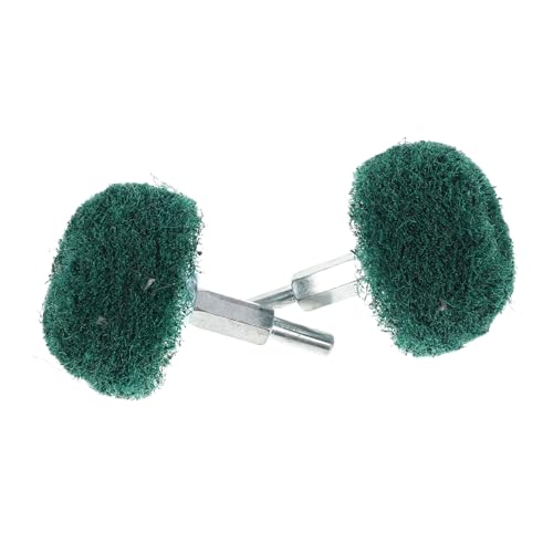 IMIKEYA 2 Stück Handgeführtes Schleifrad mit Pilzform Schleifbürste zum Polieren und Rostentfernung Edelstahl Schleifkopf für Schmuck Metallbearbeitung und Präzisionsarbeiten Grün IMIKEYA 2 Stück Handgeführtes Schleifrad mit Pilzform Schleifbürste zum Polieren und Rostentfernung Edelstahl Schleifkopf für Schmuck Metallbearbeitung und Präzisionsarbeiten Grün von IMIKEYA
