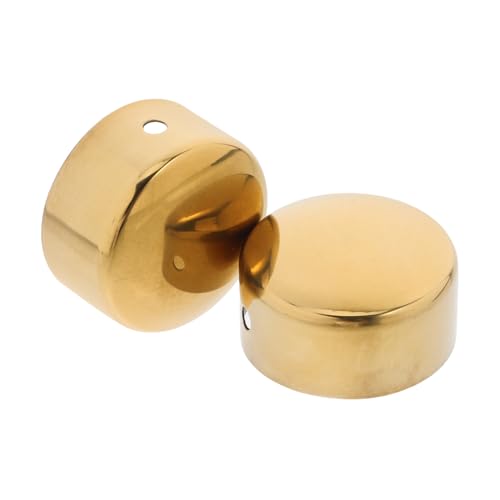 IMIKEYA 2 Stück Handlauf Endkappen Runde Handlauf Abdeckungen für Treppen Fittings für Stabile Montage und Design von IMIKEYA