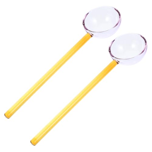 IMIKEYA 2 Stück Hitzebeständige Glaslöffel mit Langem Stiel Dessert und Teelöffel aus Sicherem Glas Vielseitig für Milch Kaffee Eis und Heiße Getränke Geeignet IMIKEYA 2 Stück Hitzebeständige Glaslöffel mit Langem Stiel Dessert und Teelöffel aus Sicherem Glas Vielseitig für Milch Kaffee Eis und Heiße Getränke Geeignet von IMIKEYA
