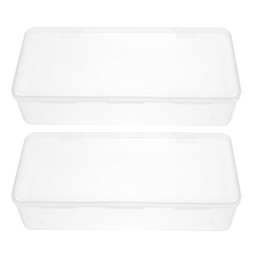 IMIKEYA 2 Stück Käseaufbewahrungsbox Transparente Aufschnittbox mit Deckel für Kühlschrank zum Organisieren von Lebensmitteln Vielseitig Einsetzbar Luftdicht und Sicher von IMIKEYA