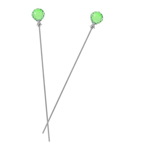 IMIKEYA 2 Stück Kristall Gartenstab mit Funkelndem Kristalltopper Langer Gewindestab Dekorative Blumenvasenstütze Vielseitige Pflanzenstütze für Innen Außenbereich für Blumenvasen und IMIKEYA 2 Stück Kristall Gartenstab mit Funkelndem Kristalltopper Langer Gewindestab Dekorative Blumenvasenstütze Vielseitige Pflanzenstütze für Innen Außenbereich für Blumenvasen und von IMIKEYA