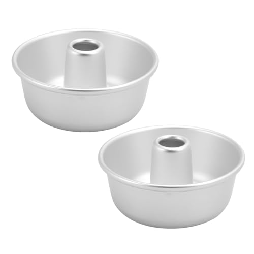 IMIKEYA 2 Stücke Donut Formen, Aluminium Donuts Backform Ø 12cm Antihaftbeschichtung Donut Backblech Donutform für Mousse au Chocolat Mousse Kuchen von IMIKEYA
