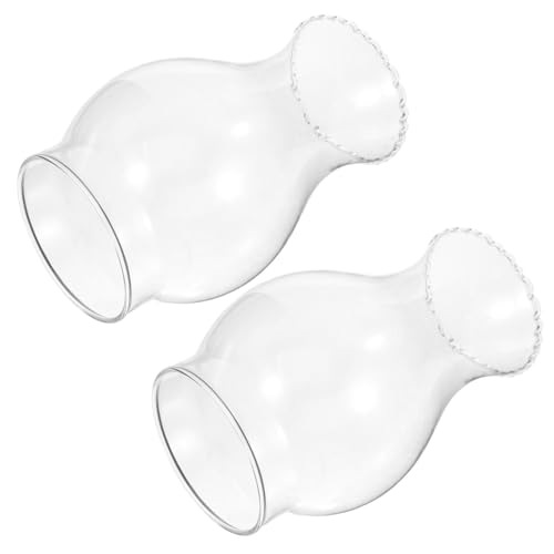 IMIKEYA 2 Stück Öllampen Ersatzglas Retro Petroleum Lampenschirm Glas Øx Windschutz Vintage Öllicht Abdeckung Vielseitiger Lampenschirm für Kerosinlaterne und Tischlampe IMIKEYA 2 Stück Öllampen Ersatzglas Retro Petroleum Lampenschirm Glas Øx Windschutz Vintage Öllicht Abdeckung Vielseitiger Lampenschirm für Kerosinlaterne und Tischlampe von IMIKEYA