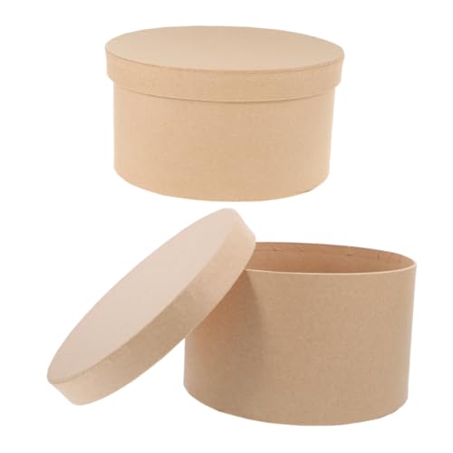 IMIKEYA 2 Stück Runde DIY Kartonboxen Vielseitige und Aufbewahrungsboxen für Blumenarrangements Hochzeit Kekse Pralinen Backwaren Bastelprojekte IMIKEYA 2 Stück Runde DIY Kartonboxen Vielseitige und Aufbewahrungsboxen für Blumenarrangements Hochzeit Kekse Pralinen Backwaren Bastelprojekte von IMIKEYA