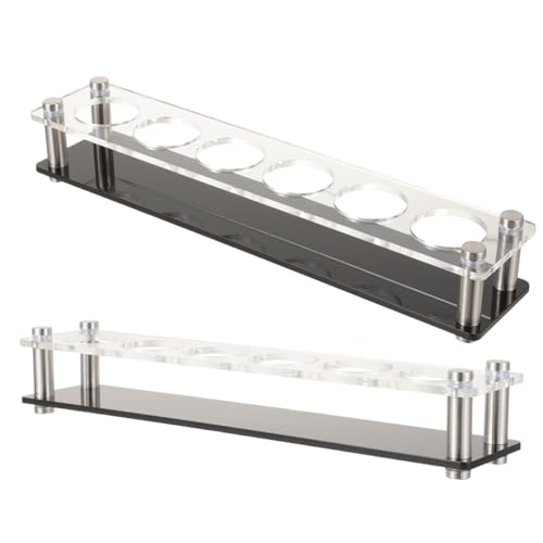 IMIKEYA 2 Stück Schnapsgläser Halter Rack Serviertablett Schnapsglas Organizer für Bar Party Ktv und Familientreffen Stylisches und Robustes Design von IMIKEYA
