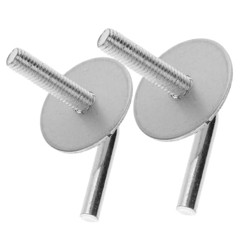 IMIKEYA 2 Stück Schrauben der elektrischen Lüfterbasis Festplattenschrauben Computerhardware Maschinenschrauben-Sortiment-Kit Computergehäuse Schrauben Fans Eisen Silver von IMIKEYA