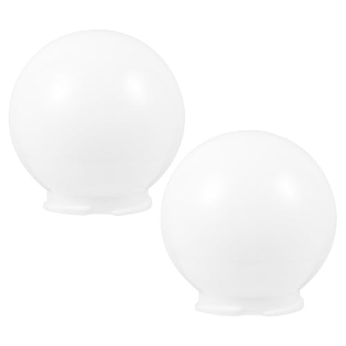 IMIKEYA 2 Stück Teiliges Lampenschirm Ersatzset Wetterfester Runder Lampenschirm Lichtdurchlässiger Lampenabdeckung für Außenbeleuchtung Schützende Lichtkugel für Terrasse und Garten IMIKEYA 2 Stück Teiliges Lampenschirm Ersatzset Wetterfester Runder Lampenschirm Lichtdurchlässiger Lampenabdeckung für Außenbeleuchtung Schützende Lichtkugel für Terrasse und Garten von IMIKEYA