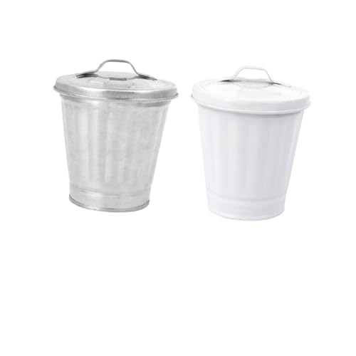 IMIKEYA 2 Stück Teiliges Mini Mülleimer aus Dekorativer Tisch Abfalleimer und Aufbewahrungsbehälter Vielseitig als Papierkorb oder Blumentopf für Büro und Vintage Stil IMIKEYA 2 Stück Teiliges Mini Mülleimer aus Dekorativer Tisch Abfalleimer und Aufbewahrungsbehälter Vielseitig als Papierkorb oder Blumentopf für Büro und Vintage Stil von IMIKEYA