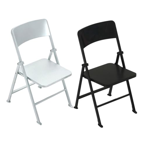 IMIKEYA 2 Stück Teiliges Miniatur Klappstuhl Faltbare Puppenhaus Möbel Robuste Mini Stühle Praktische Dekorative Miniaturmöbel für Kinderzimmer und Sammler IMIKEYA 2 Stück Teiliges Miniatur Klappstuhl Faltbare Puppenhaus Möbel Robuste Mini Stühle Praktische Dekorative Miniaturmöbel für Kinderzimmer und Sammler von IMIKEYA