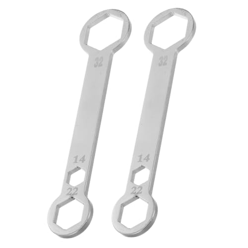 IMIKEYA 2 Stück Teiliges Motorrad Achswellen Schlüssel aus Robustem Material Langlebiges Reparaturwerkzeug für Vorder Hinterachse Präzise Einstellung und Einfache Handhabung für von IMIKEYA